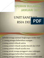 Laporan Bulanan Unit Sanitasi