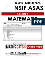 (2019-) Modul Latihan Matematik (TAHUN 6) Cuti Sekolah