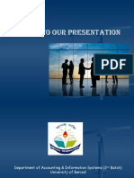 Welcome To Our Presentation