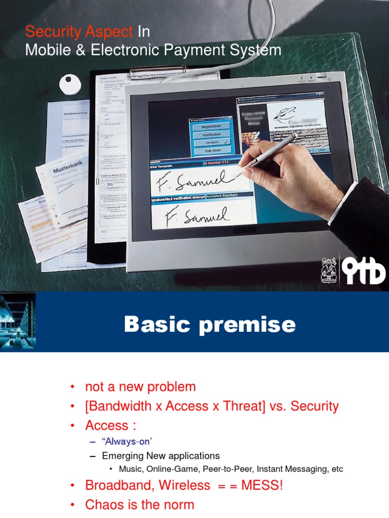 Security Aspect in Mobile & Electronic Payment System | PDF | Wi Fi ...