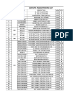 Coolong Tower Packing List New