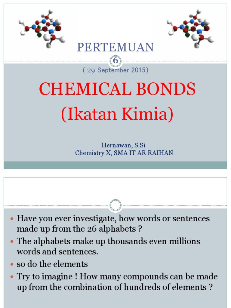 Understanding Chemical Bonds in Chemistry | PDF | Chemical Bond | Ion