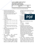 Soal Pat Semester Genap 2019 Sosiologi X K13