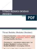 Titrasi Reduksi Oksidasi 2019