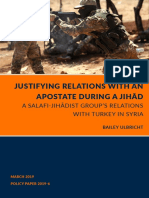 Justifying relations with an apostate during a jihad