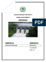 Aligarh Muslim University: Home Assignment Dam Design