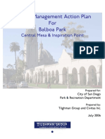 Parking Management Action Plan For Balboa Park: Central Mesa & Inspiration Point