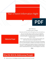parent information night re