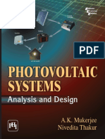 Photovoltaic Systems: Analysis and Design