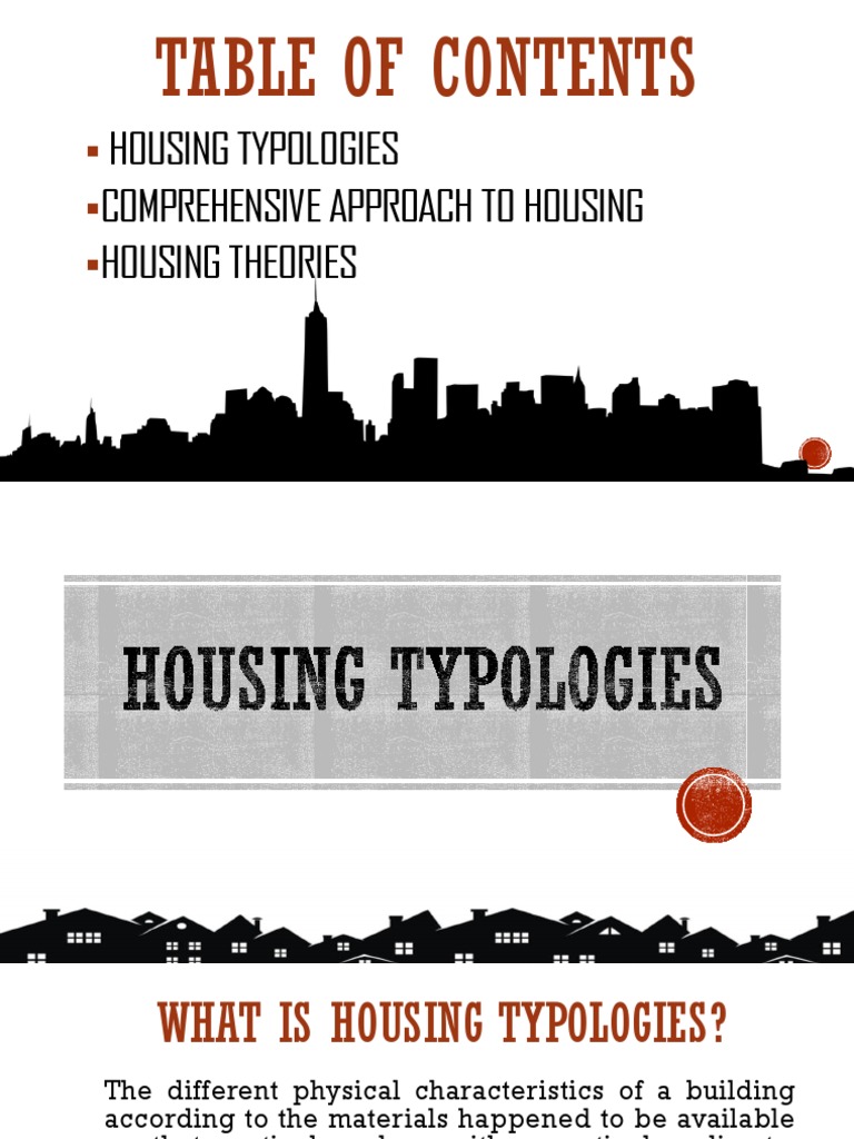 Housing Typologies Comprehensive Approach To Housing Housing Theories Affordable Housing
