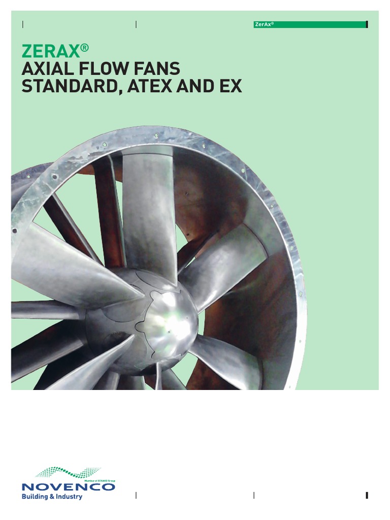 Axial Flow Fans ZerAx AZL PDF | PDF | Gas Technologies | Mechanical ...