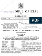 Decizii Ale Curfiii Constitufiionale: Legi, Decrete, Hot R Ri ™I Alte Acte