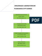 Struktur Organisasi Laboratorium