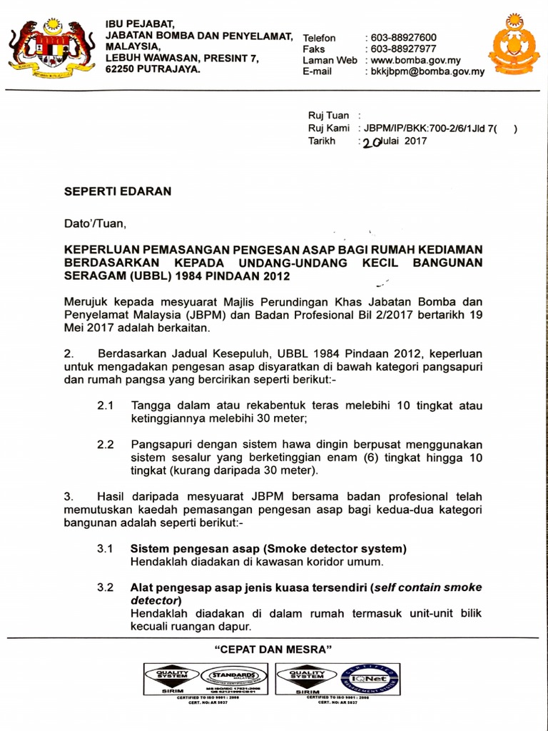 Bomba House Guideline Pdf
