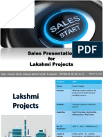 Sales Strategy for Lakshmi Projects