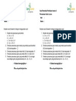 Soal Remedial Penilaian Harian 3 Kelas 8