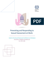 Preventing and Responding To Sexual Harassment at Work