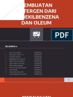 Pembuatan Detergen dari Dodekilbenzena dan Oleum