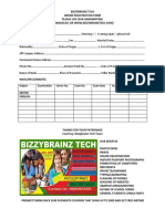 Bizzybrainz Tech Online Form