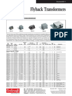 Flyback Transformers: Wide Input (4.5 - 70 VDC)