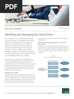 1936 Identifying and Managing Key Value Drivers LEK Executive Insights