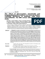 An MRI Versus Ultrasonography Study in the Management of Knee Osteoarthritis