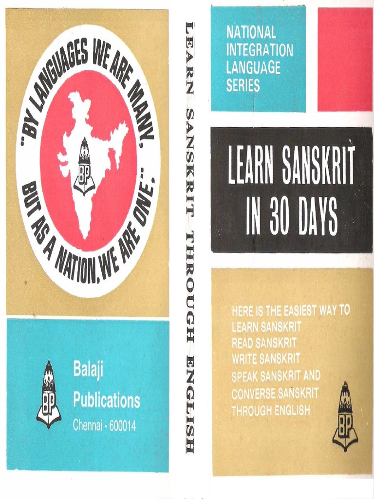 Learn Sanskrit In 30 Days Pdf : Open Pathshala – XYFZ