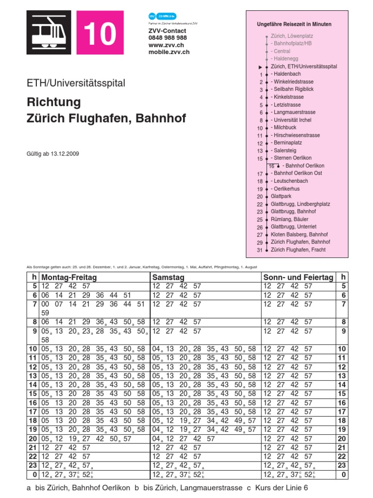 Tram 10 | PDF