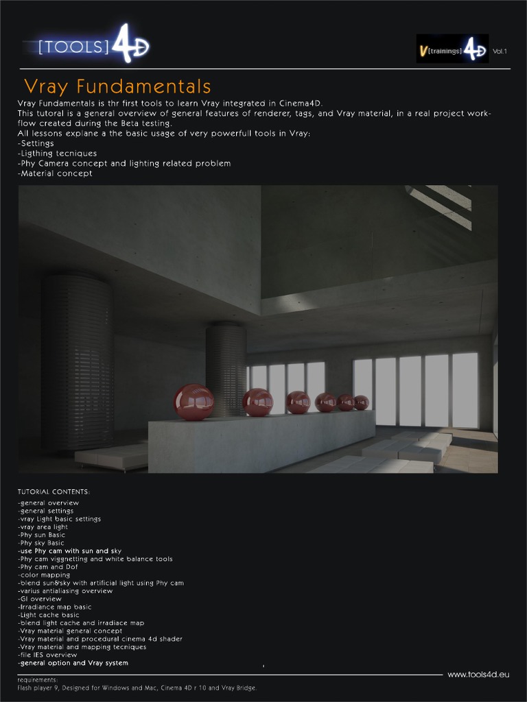 V-Ray 6 Essentials for Cinema 4D | PDF