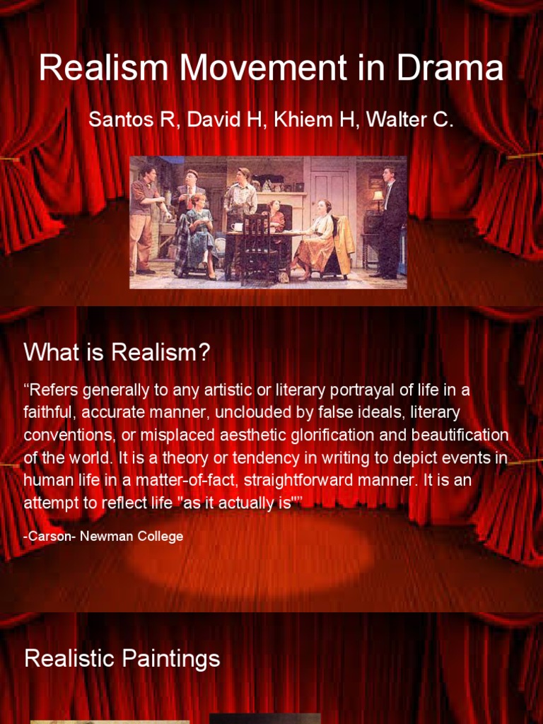 The Second Movement in Drama | PDF | A Doll's House | Realism (Arts)