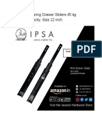 IPSA 22 Inch Drawer Sliders