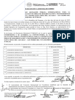 Apertura de ofertas  para fiscalización de obras de rehabilitación y mandenimiento del tramo Santa Rosa- San Pedro del Ycuamandiyú – Puerto Antequera