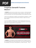 Como FUNCIONA o Programa Dmax60 Do Queima Diária