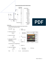 Perhitungan Analisis Lentur