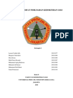 Sejarah Dan Sifat Fisik Bahan Kedokteran Gigi