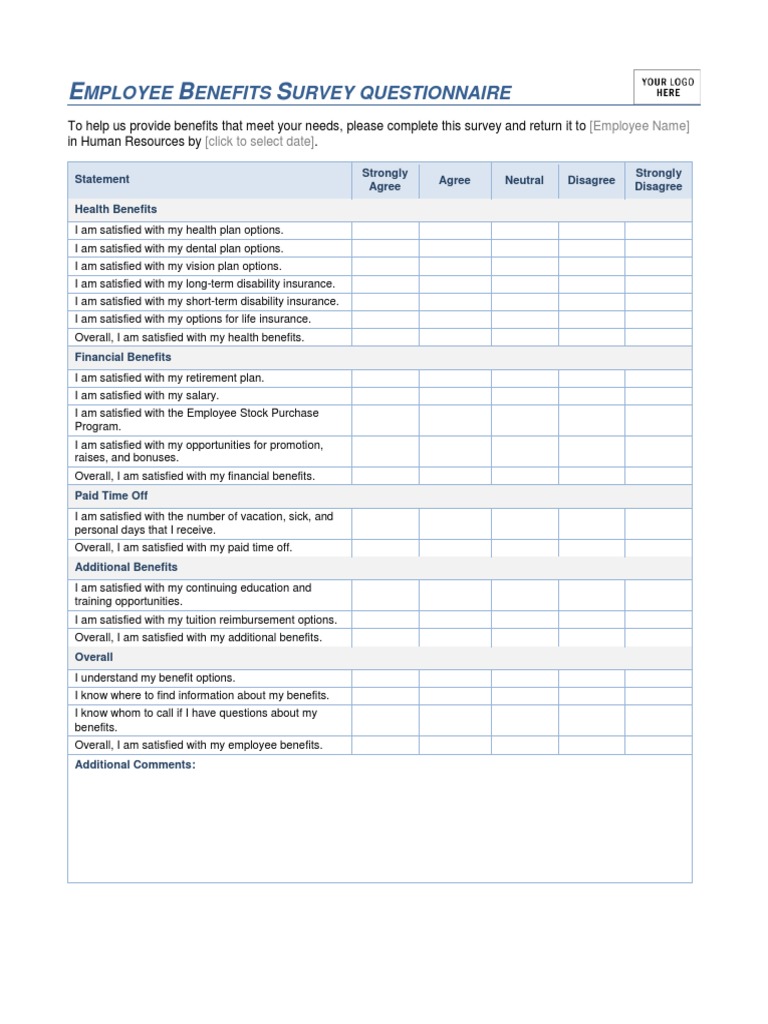 Questionnaire Template 07 | PDF | Career & Growth