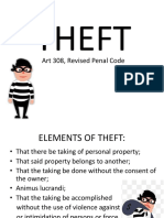 Theft: Art 308, Revised Penal Code