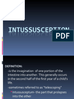 INTUSSUSCEPTION