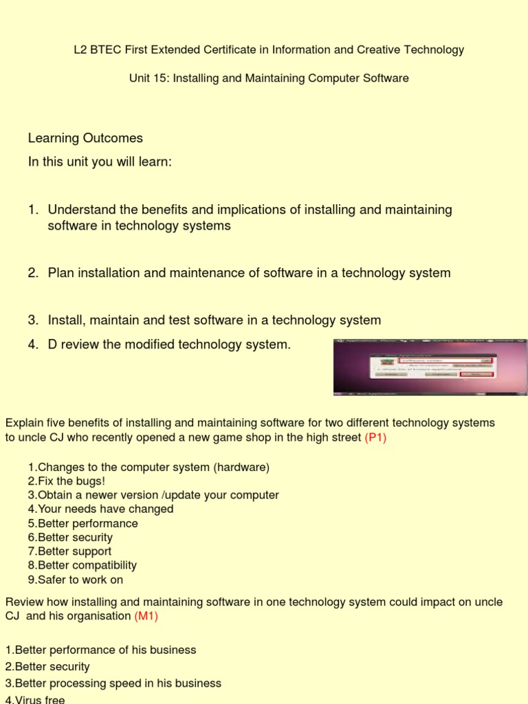 Software Installation and Maintenance Guide | PDF | Antivirus Software ...
