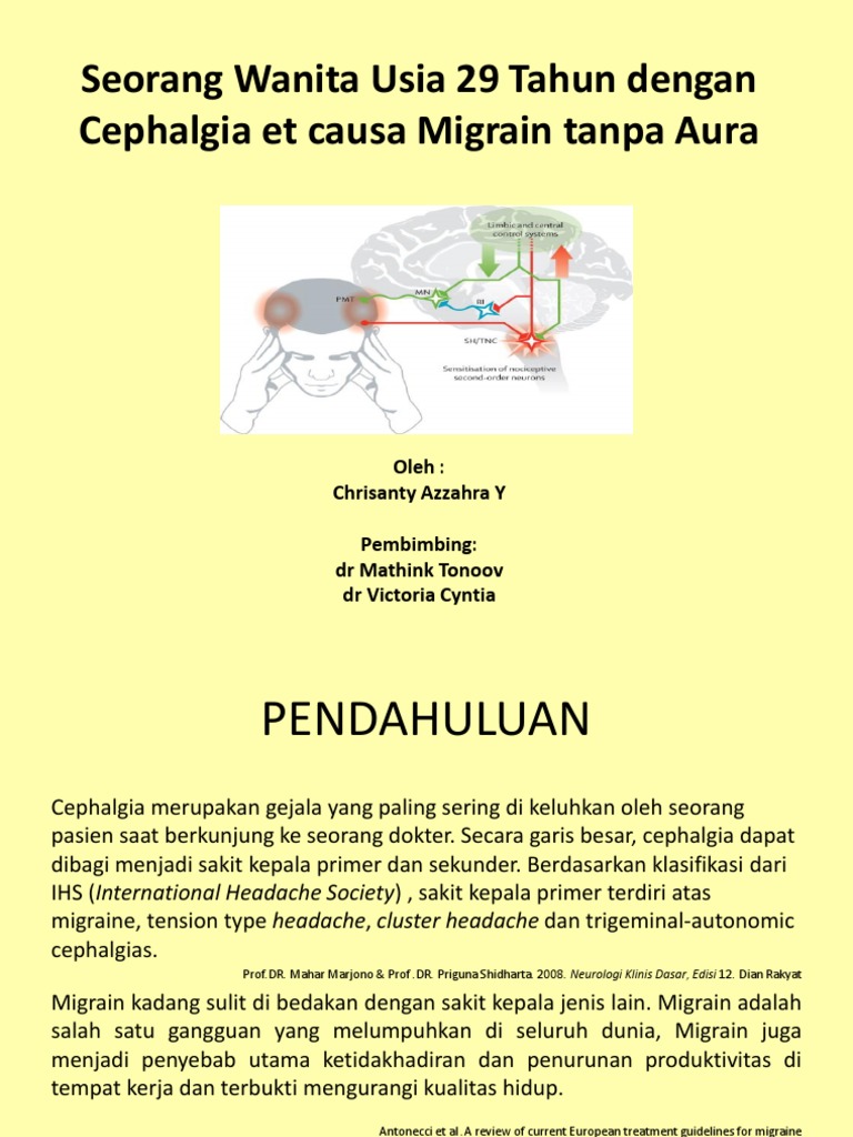Cephalgia DD Migrain | PDF