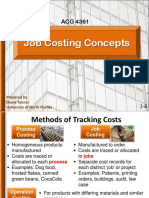 Job Costing Concepts: Prepared by Diane Tanner University of North Florida