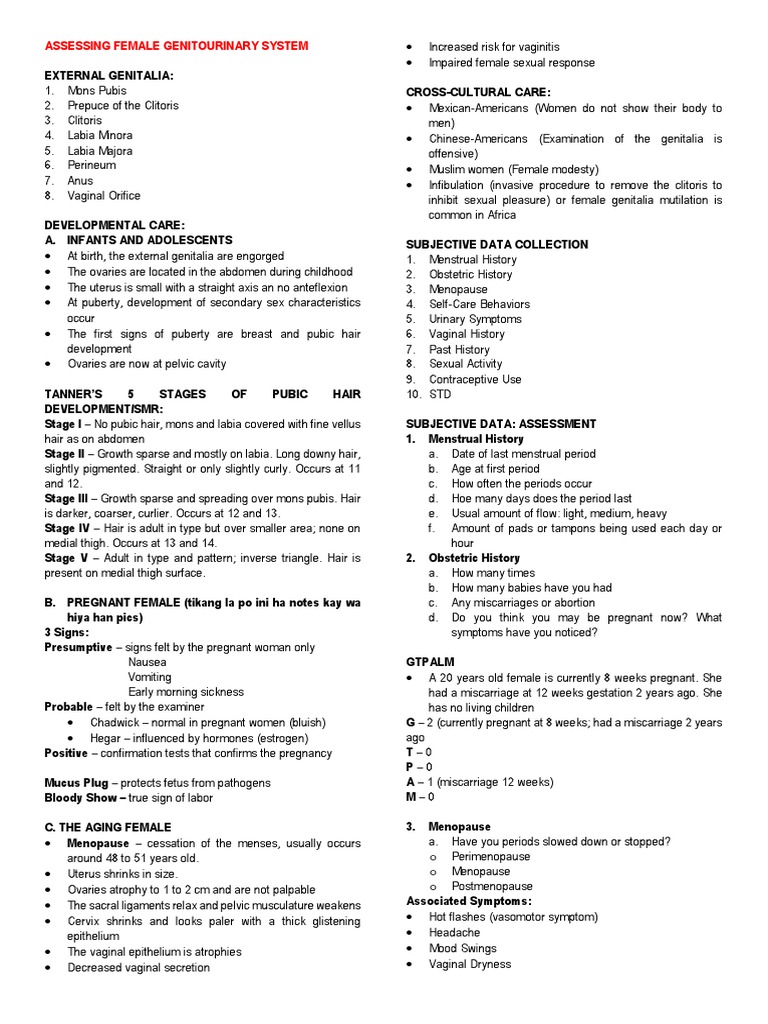 ASSESSINGFEMALEGENITOURINARYSYSTEM.docx Vagina Labia