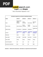 Information Required For Your Director's Identification Number