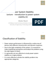 L02 - Introduction To Power System Stability Problems