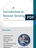 GSP 216 Introduction to Remote Sensing