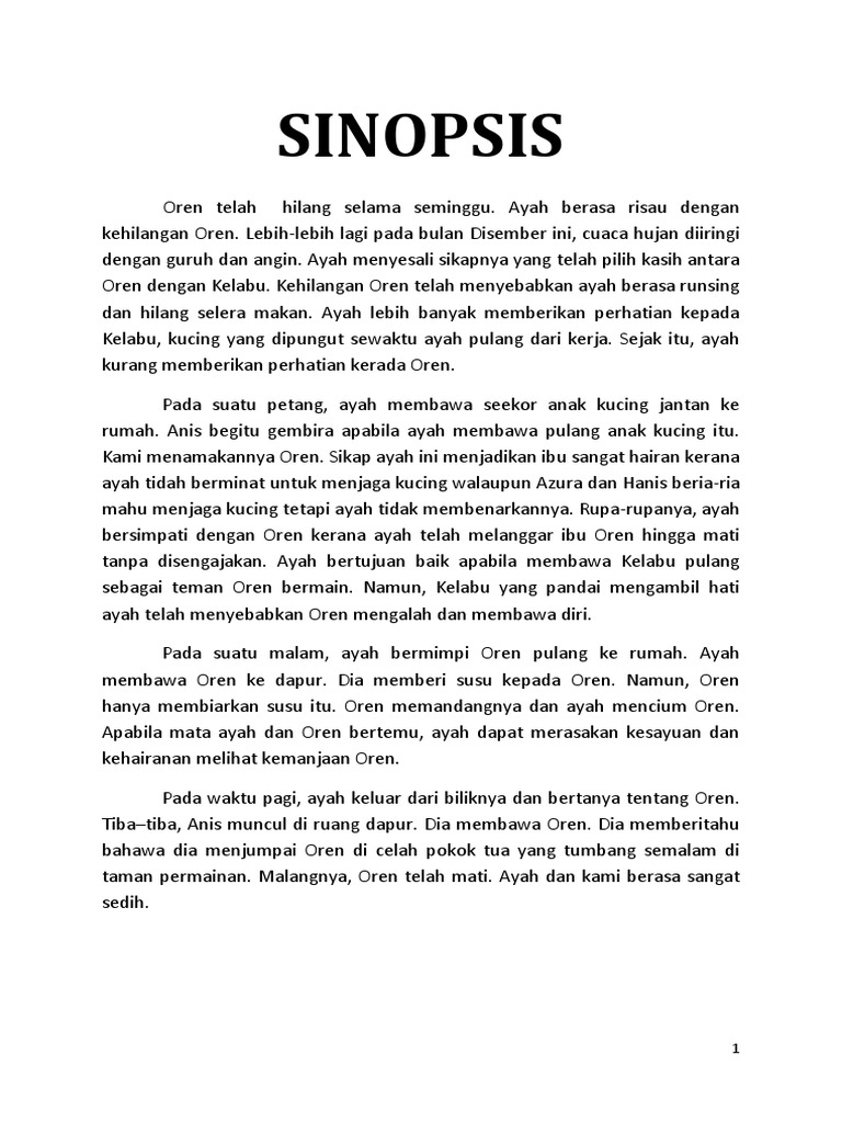SINOPSIS  PDF