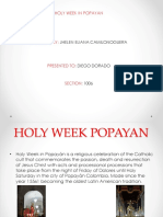 Holy Week in Popayan: Jhelen Eliana Camilonoguera