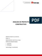 ANALISIS PROYECTO CONSTRUCTIVO