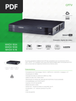 Datasheet Ficha Tecnica - Mhdx 1004 Mhdx 1008 e Mhdx 1016