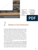 Motion in One Dimension